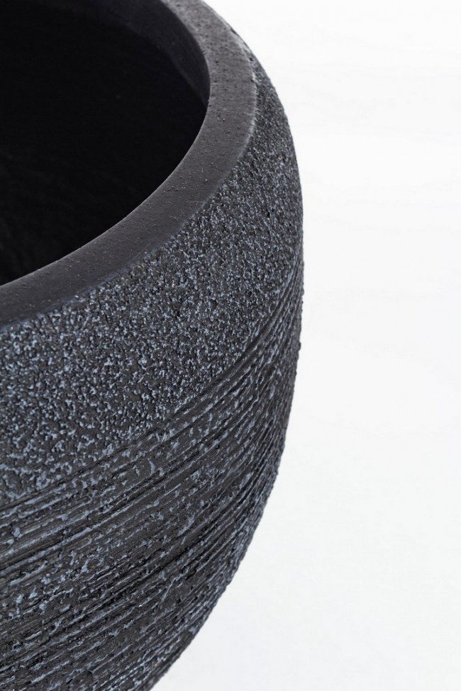 Set2 Vaso Graffiti Ciotola Nero   - Samnite