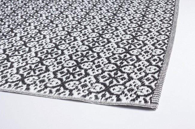 Tappeto Tirrenia Nero-Bianco 150X210  Cod.0607635 - Samnite