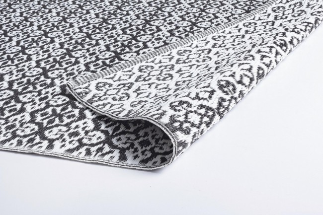 Tappeto Tirrenia Nero-Bianco 150X210  Cod.0607635 - Samnite