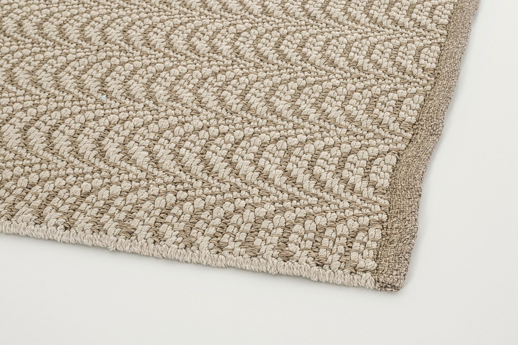 Tappeto da esterno Dadra marrone cm 170 x 240 - Samnite