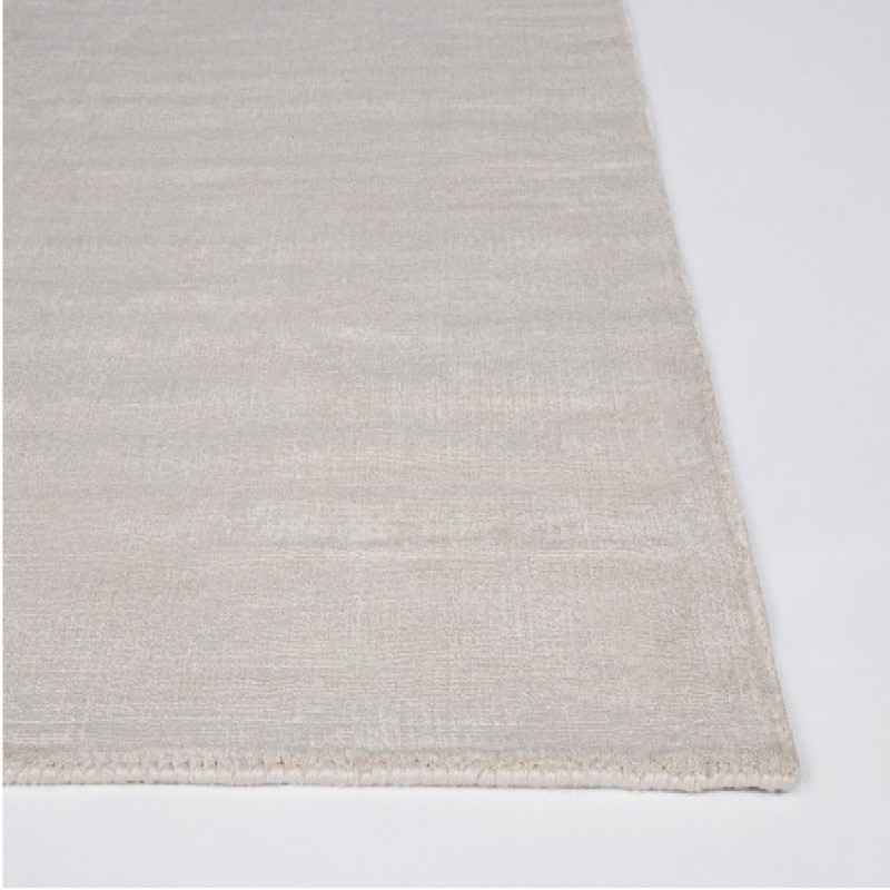 Tappeto in viscosa e cotone design Cottage Beige 160x230 - Samnite