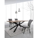 Tappeto moderno cottage argento 160x230 cm - Samnite