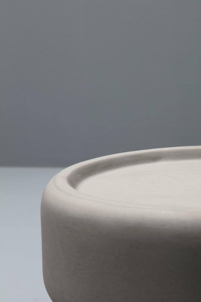 Tavolino in mdf con top grigio D4D452h cm - Samnite