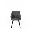 2x Sedia in Tessuto 60cm x 55cm H. 79cm