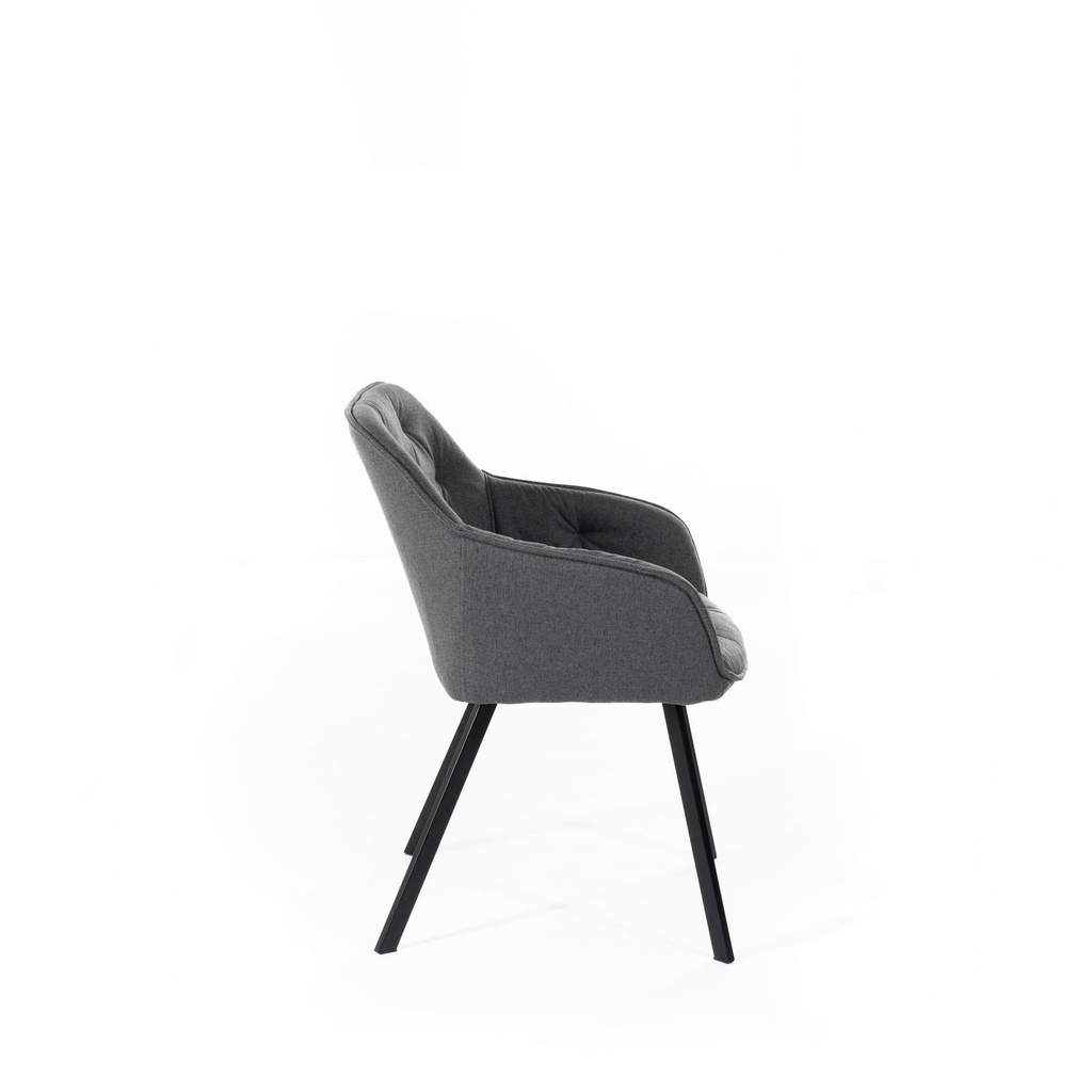 2x Sedia in Tessuto 60cm x 55cm H. 79cm