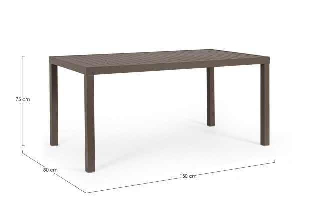 Tavolo Hilde 150X80 Coffee Yk14 - Samnite