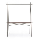 Tavolo espositore industrial rettangolare 98h cm - Samnite