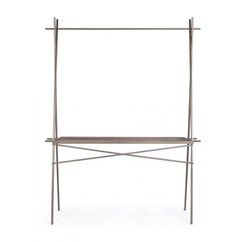 Tavolo espositore industrial rettangolare 98h cm - Samnite