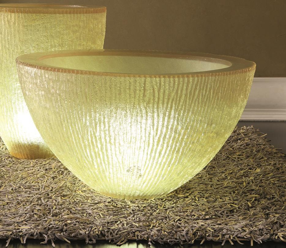 Vaso in resina bianco 80x80x45h cm - Samnite