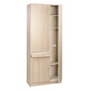 Multipurpose wardrobe three doors one drawer Elm Light 77x34x h183 cm