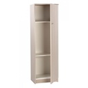 Multipurpose wardrobe with one door Eucalipto 46x34x h147 cm
