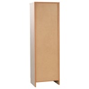 Multipurpose wardrobe with one door Light Elm 46x34x h147 cm