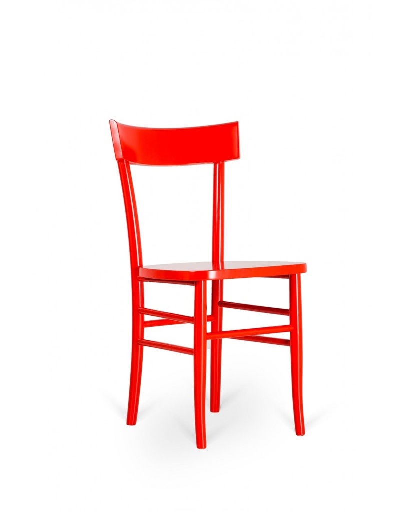 2x Sedia in legno laccato Brera pesca STS