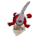 Babbo Natale tessuto rosso grigio cm 29x16h44