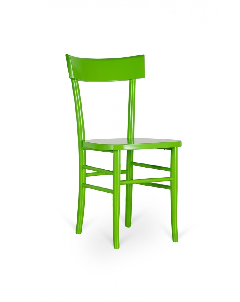 2x Sedia in legno laccato Brera verde STS