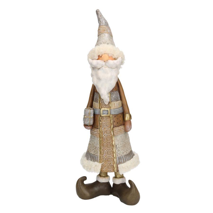 Babbo natale resina statua cm12x10h34