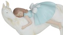 Bambina su cavallo oc-1704 cm. 20 x 9 h25