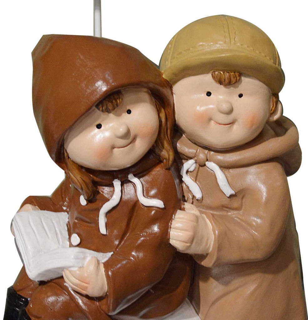 Bambini sotto ombrello h33 palla ym-0936 cm. 21 x 19 h 33