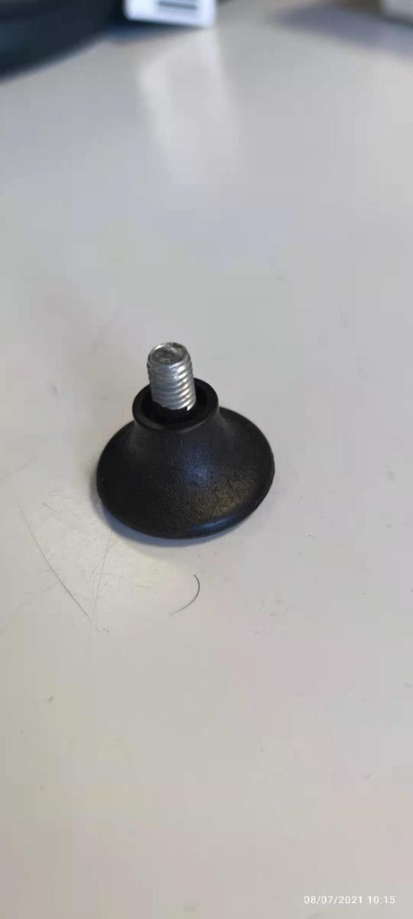 Base Tavolo in alluminio grigio