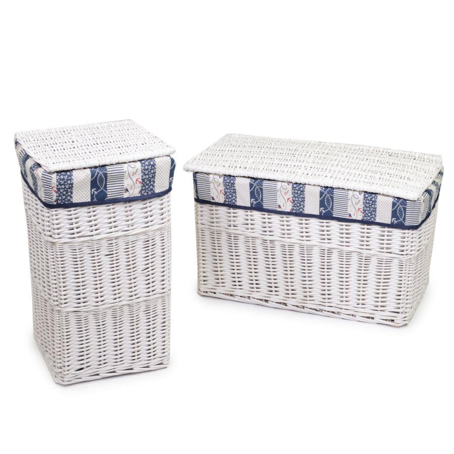 Baule con cestone 1-2  Giuseppe in vimini