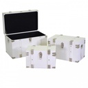 Baule legno 1-3 bianco rettangolare