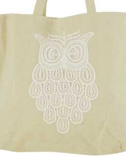 Borsa decoro gufo fy-1532 cm. 43,5 x9,5x 62,5