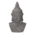 Buddha resina grigio cm 24,5x17h41