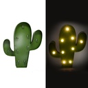 Cactus metallo verde con led cm25,5x30,5x5