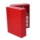 Calendario legno led rosso cm36x6h24