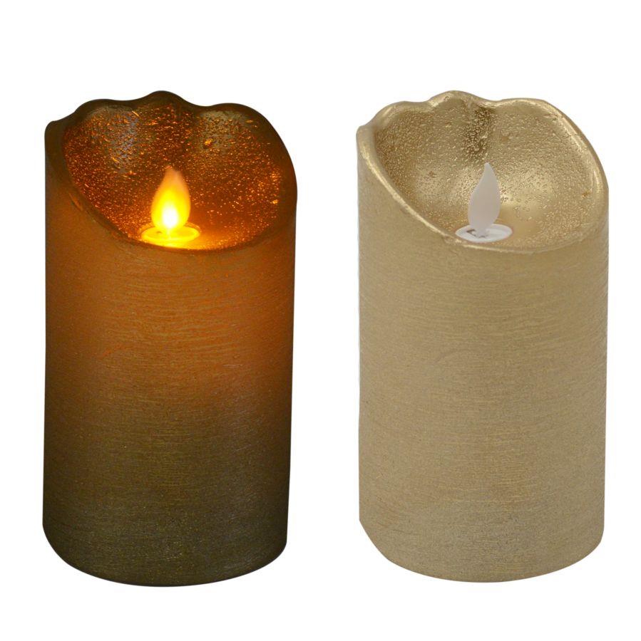 Candela led a batteria platino cmø8h16,5