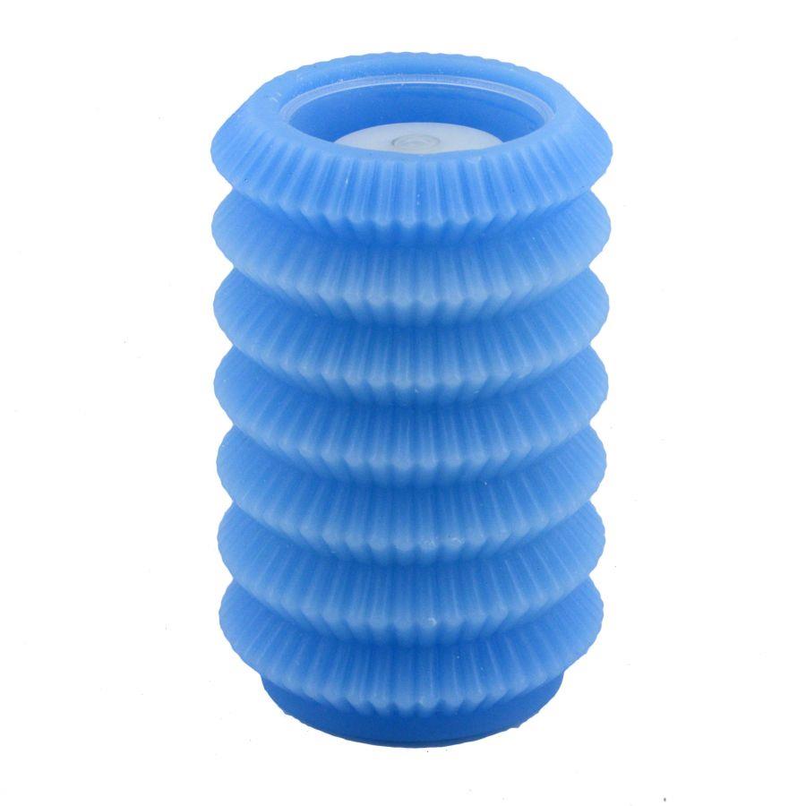 Led candle lantern blue fountain cmø13,5h20
