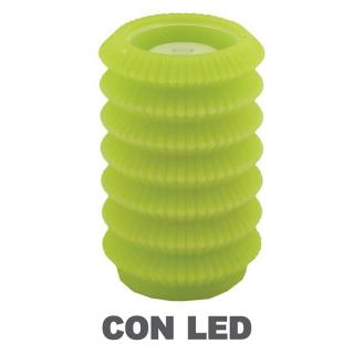 Candela led lantern green fontana cmø13,5h20