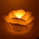 Candela Led rosa e bianco cm 32 x 20 h