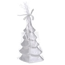 Candela paraffina albero argento cm8h22,5