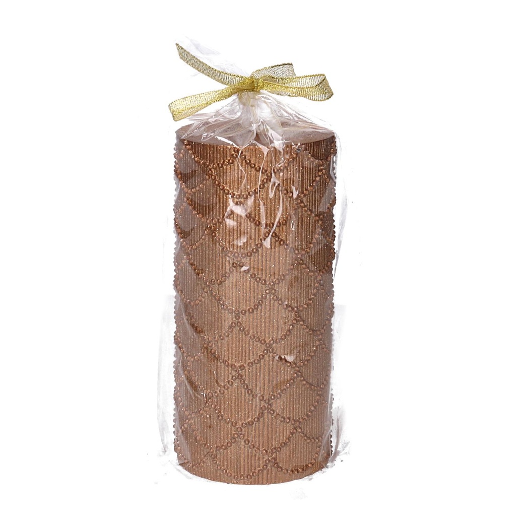 Candela paraffina rame cm ø7h15