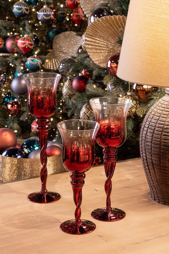 2x Set3 P.Candela 1P Artha Calice Rosso