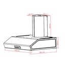 Cappa con camino Maestrale inox 60 Potente e Stilosa