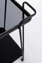Carrello Zaira in metallo nero
