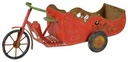 Carrello rosso nbg-0031 cm. 18 x 64 h 25