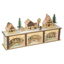 Casetta legno led cm45x10h20