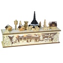 Casetta legno led cm45x10h26