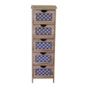 Cassettiera Amsterdam 5 cassetti cm30x23xh94