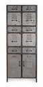 Cassettiera Store 2 ante e 10 cassetti stile industrial