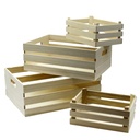 Balsa drawer 1-2 + 2 rectangular drawers cm40x30h15