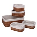 Bamboo drawer + bamboo drawer 1-2 2 pieces cm 36x26h12