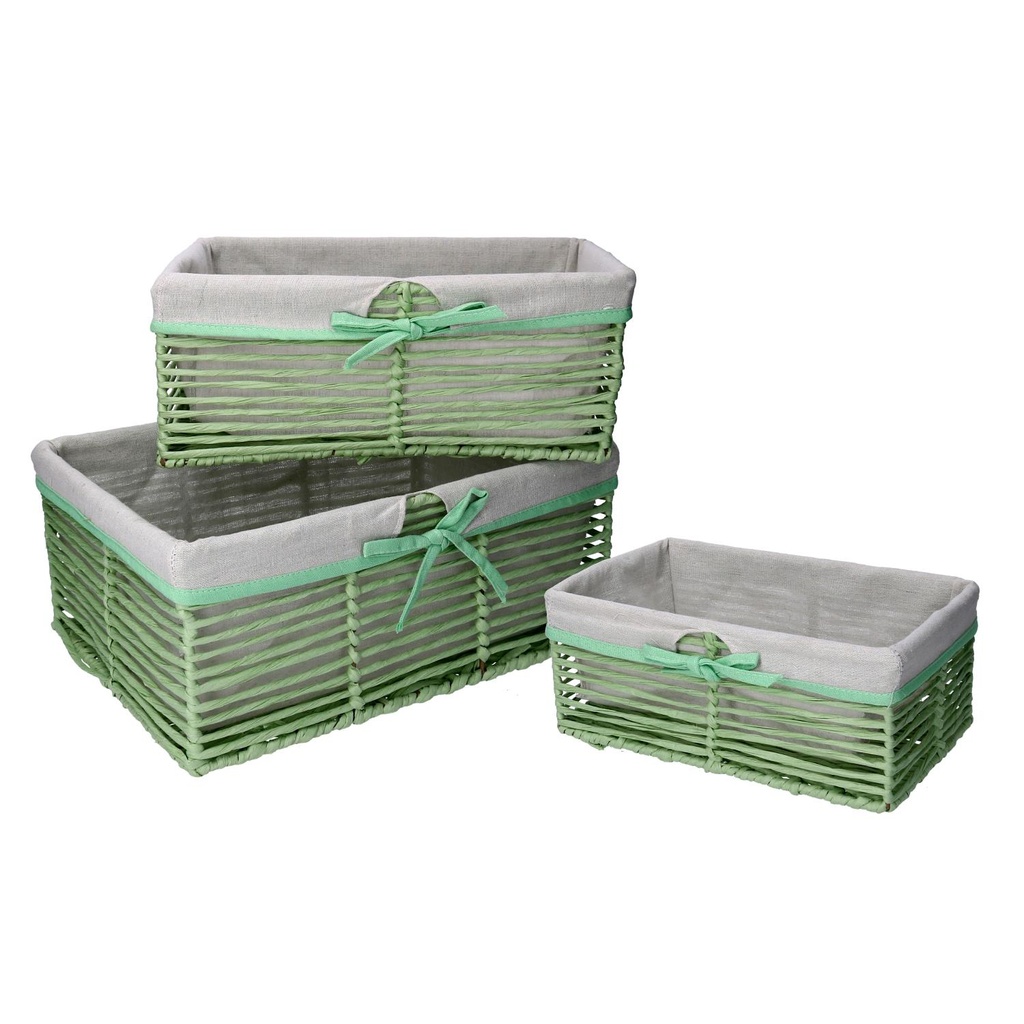 Drawer paper hilary 1-3 light green cm38x27h16