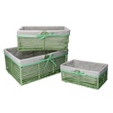 Drawer paper hilary 1-3 light green cm38x27h16