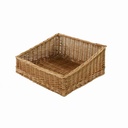 Medium wicker display basket cm45x45h21-12