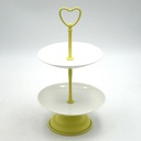 Cesta espositore vimini quadra cm45x45h20-40