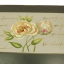 Cesta vimini rosso miele rettangolare cm40/44x30h10